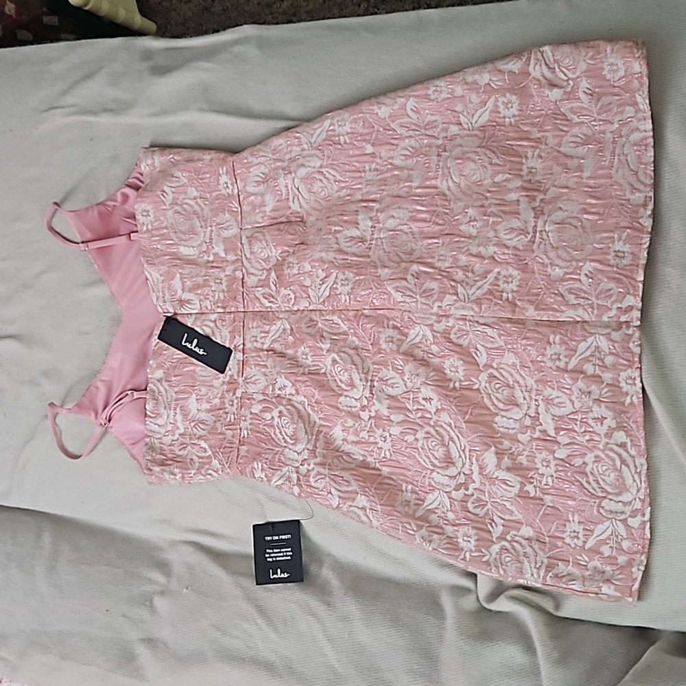 Tulip Floral Lulu's Mini Dress - Picture 7 of 12